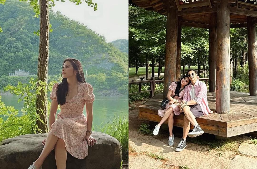 7 Potret Prilly Latuconsina Liburan di Pulau Nami, Korea Selatan